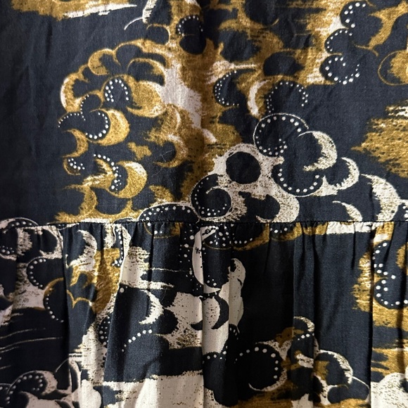 Scotch & Soda Black and Gold Maxi Dress - Picture 11 of 12